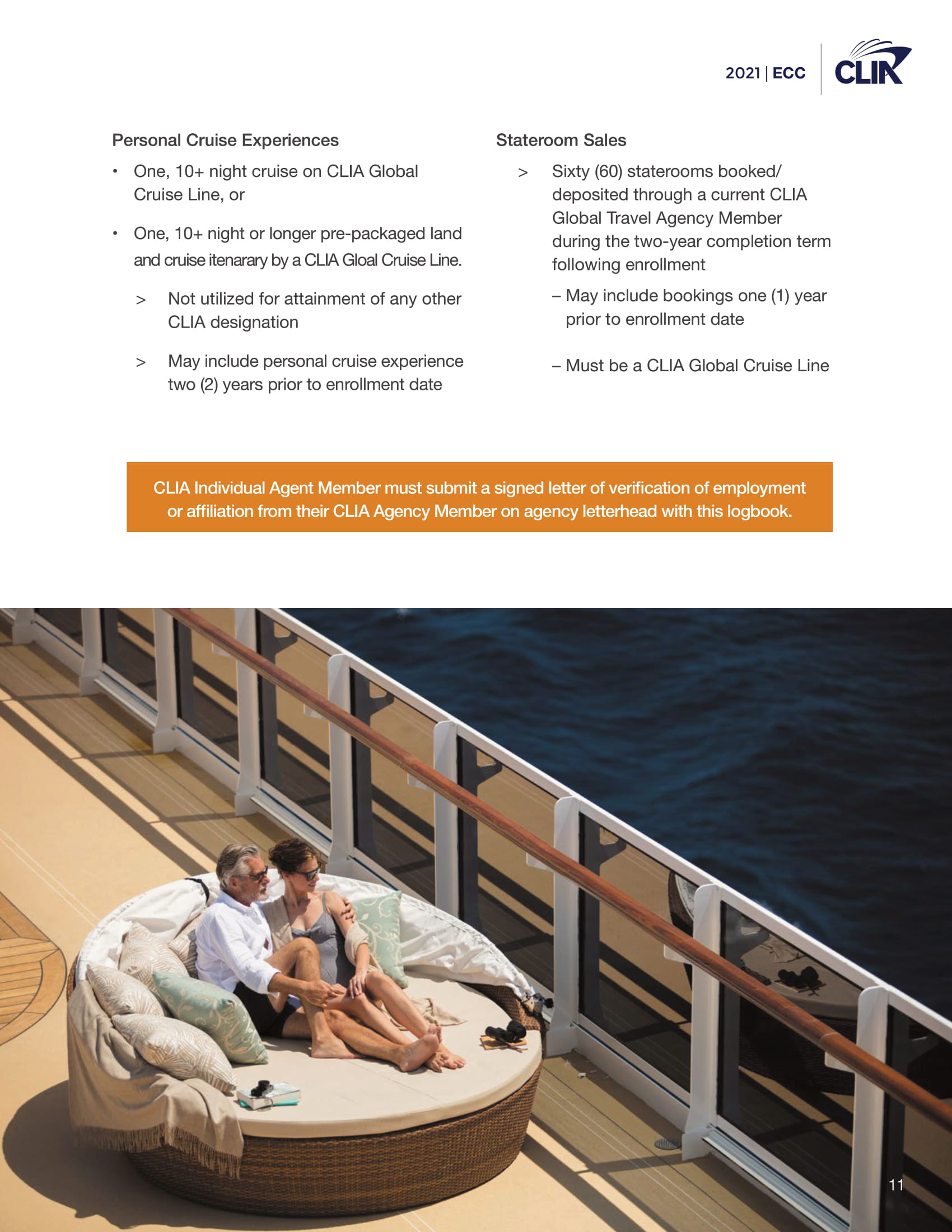 2021 Elite Cruise Counsellor Program - cliaecclogbook2021-1212020-11