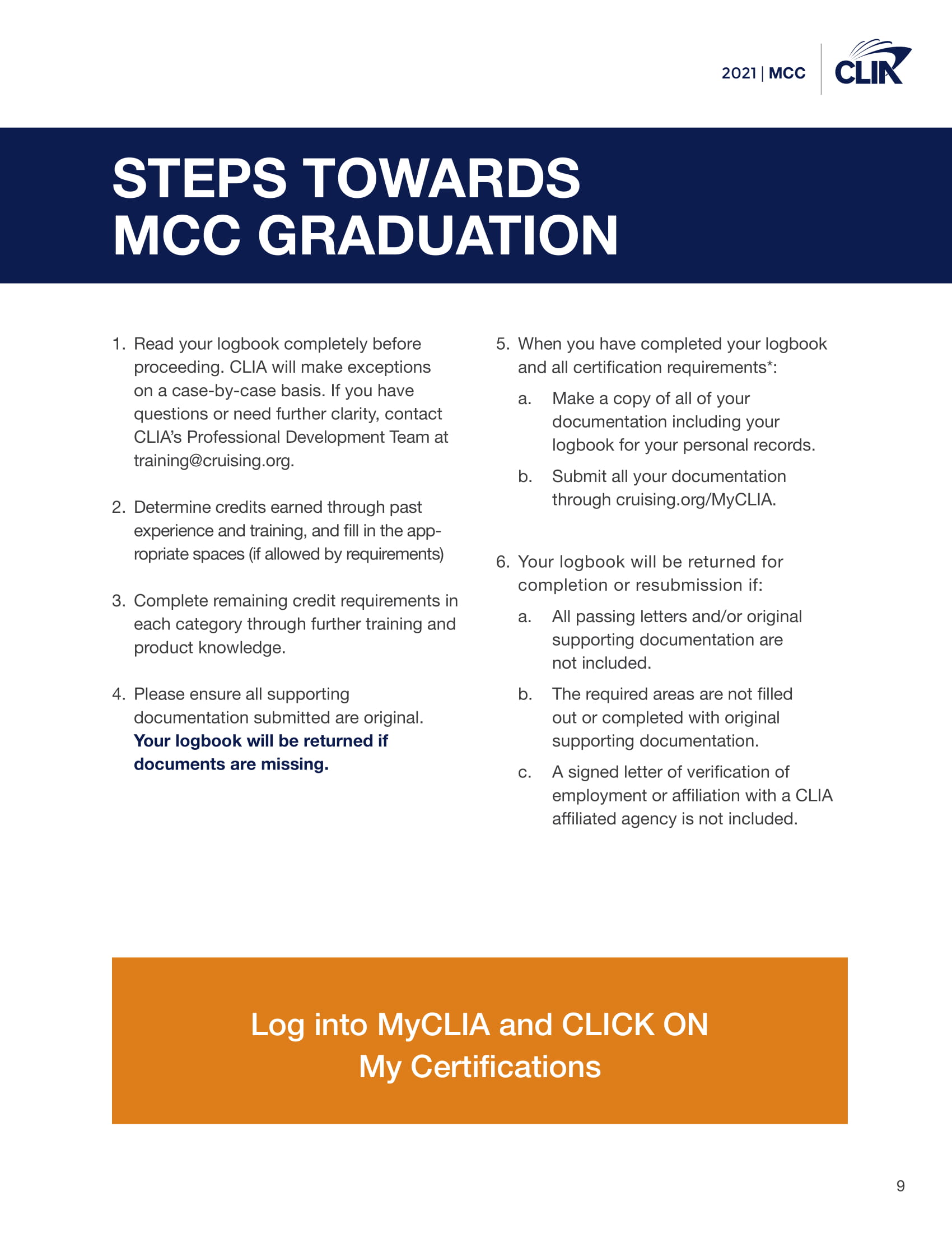2021 Master Cruise Counsellor Program - cliamcclogbook2021-1212020-09