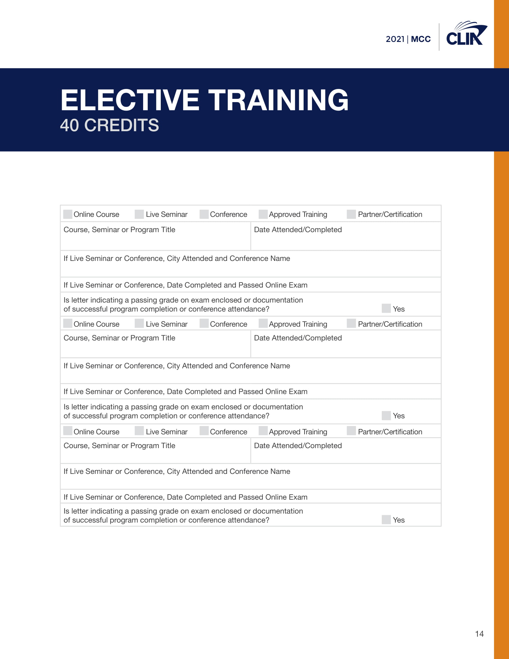 2021 Master Cruise Counsellor Program - cliamcclogbook2021-1212020-14