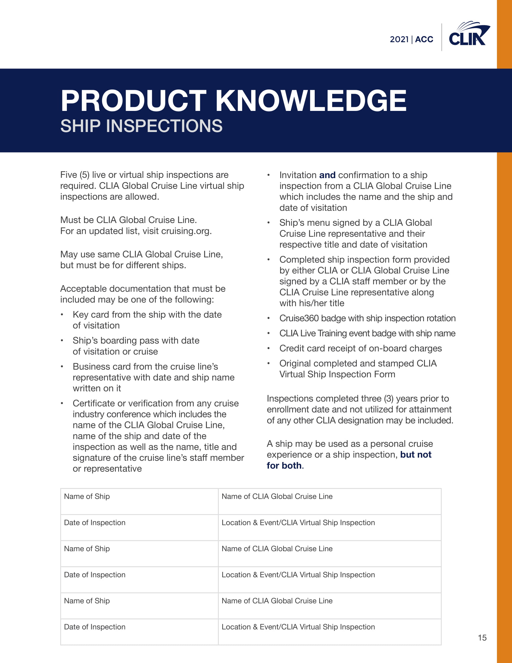 Accredited Cruise Counsellor Program - cliaacclogbook2021-1212020-15